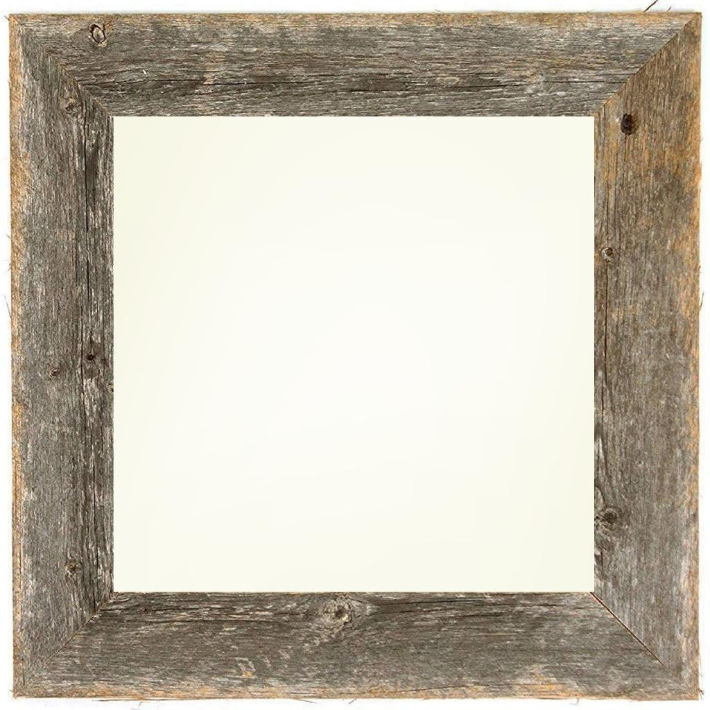 4" x 4" Gray Solid Wood Tabletop Picture Frame-2