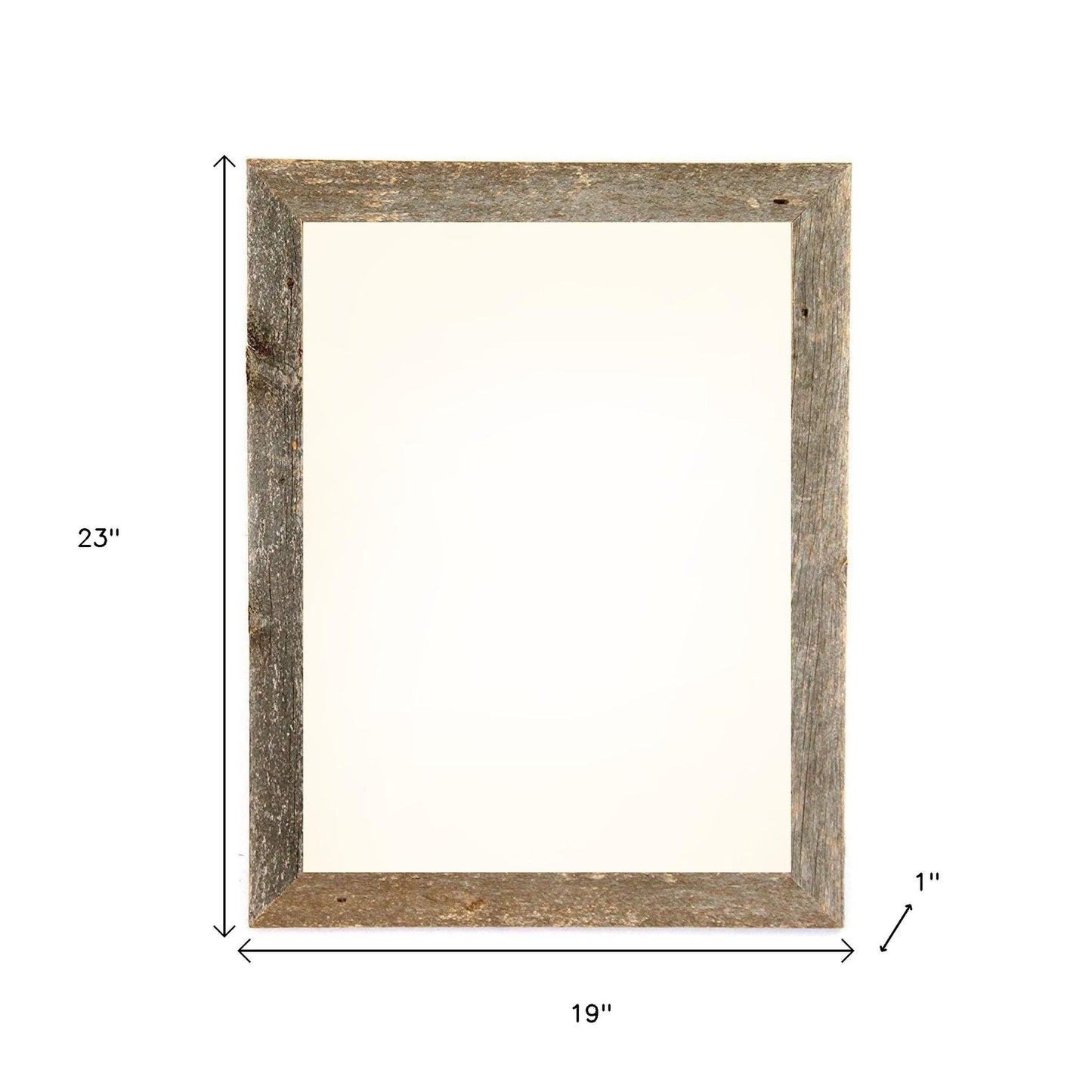 16" x 20" Gray Solid Wood Hanging Picture Frame-6