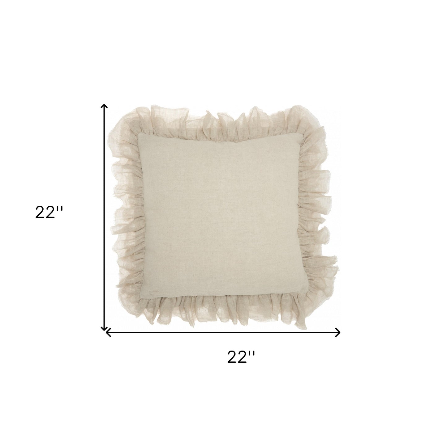 Wide Tasseled Marble Yellow Throw Pillow-1