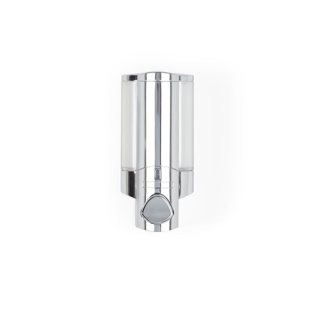 Silver Heavy Duty Plastic Wall Mount Soap Dispenser-2