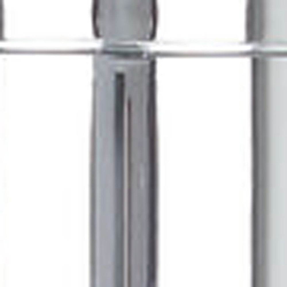 Silver Heavy Duty Plastic Wall Mount Soap Dispenser-3