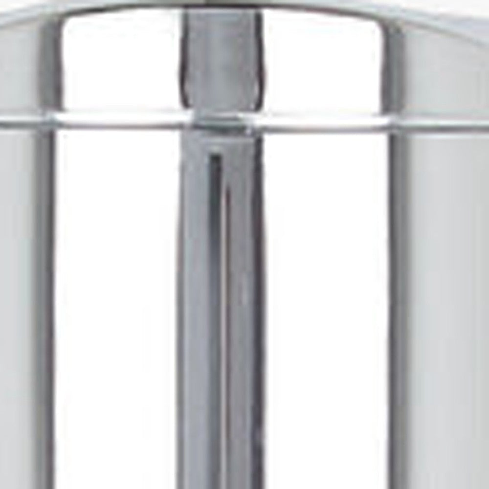 Silver Heavy Duty Plastic Wall Mount Soap Dispenser-4