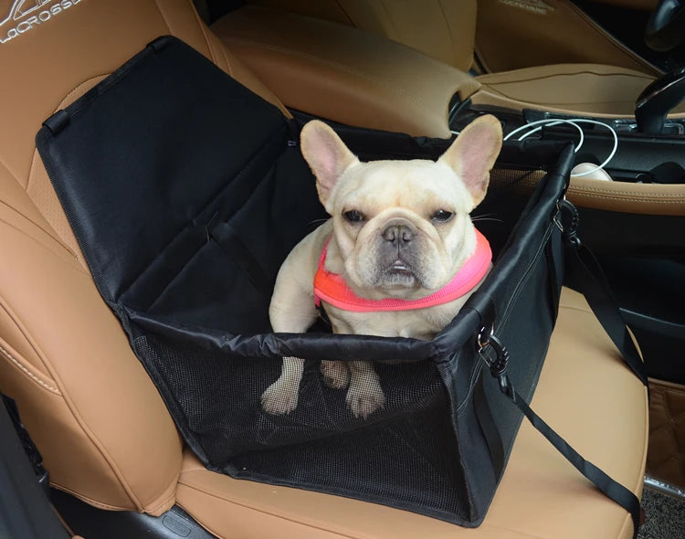 Portable Dog Car Seat for Small Pets – Secure & Comfortable Booster Carrier for Travel