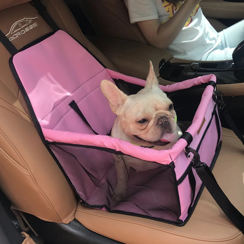Portable Dog Car Seat for Small Pets – Secure & Comfortable Booster Carrier for Travel