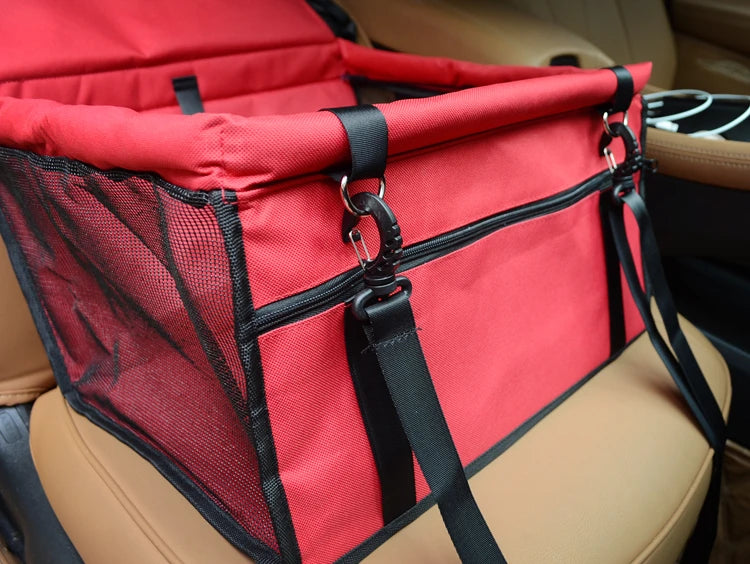 Portable Dog Car Seat for Small Pets – Secure & Comfortable Booster Carrier for Travel