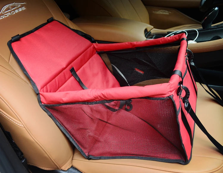 Portable Dog Car Seat for Small Pets – Secure & Comfortable Booster Carrier for Travel