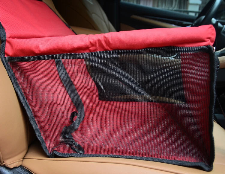 Portable Dog Car Seat for Small Pets – Secure & Comfortable Booster Carrier for Travel