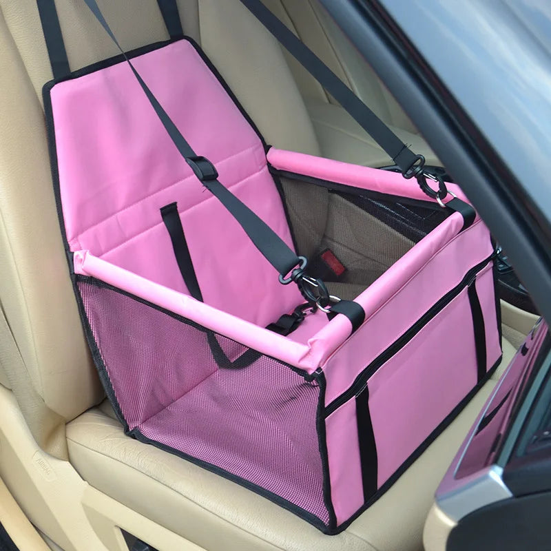 Portable Dog Car Seat for Small Pets – Secure & Comfortable Booster Carrier for Travel