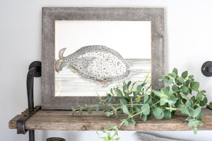 16" x 20" Gray Solid Wood Hanging Picture Frame-3
