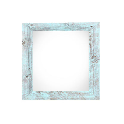 10" x 10" Blue Solid Wood Hanging Picture Frame-1