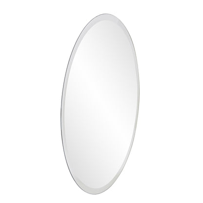 28" Gray Round Unframed Accent Mirror-3