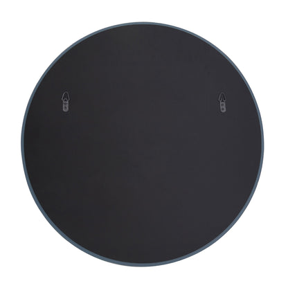28" Gray Round Unframed Accent Mirror-5