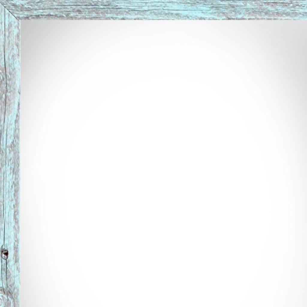 16" x 20" Blue Solid Wood Hanging Picture Frame-3