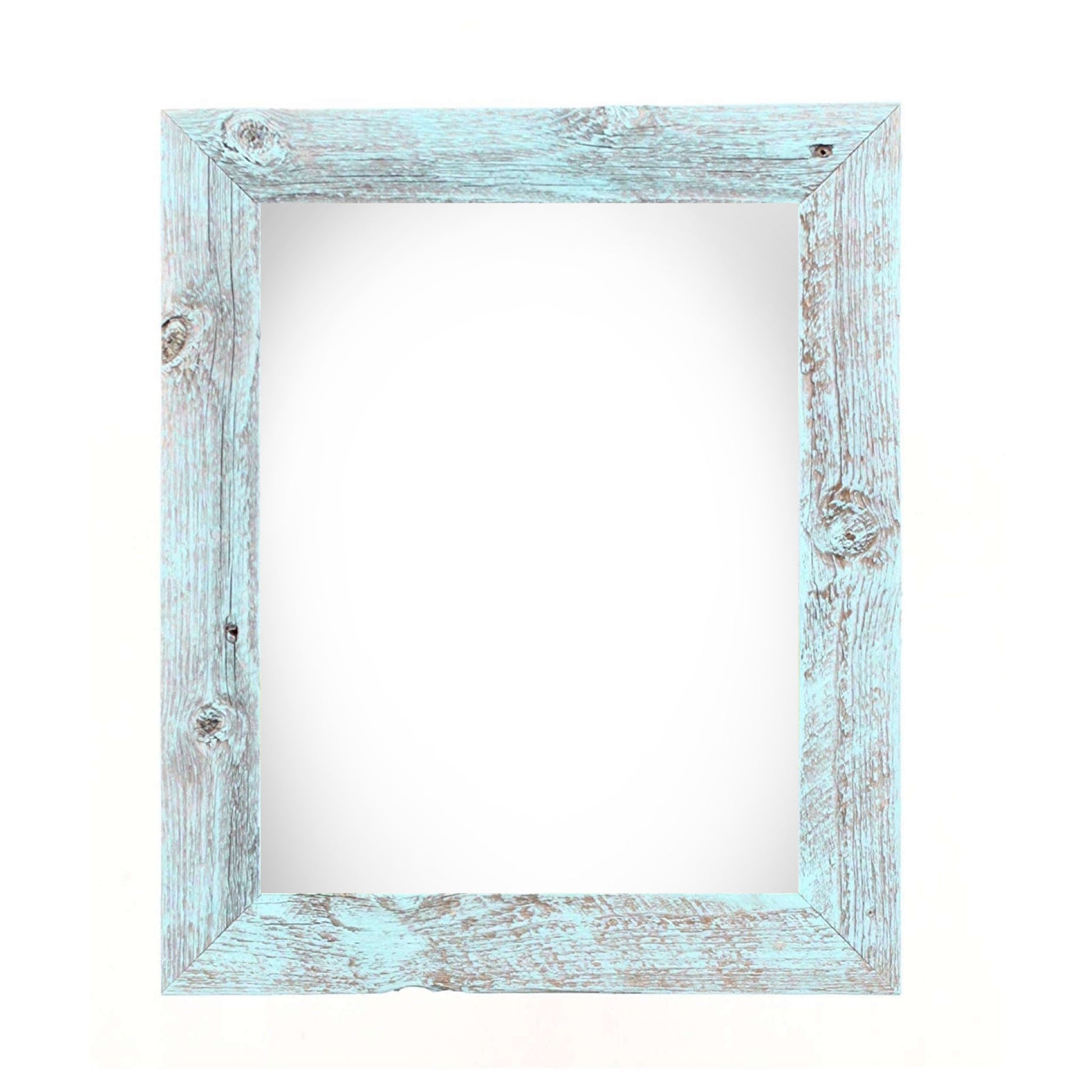 16" x 20" Blue Solid Wood Hanging Picture Frame-1