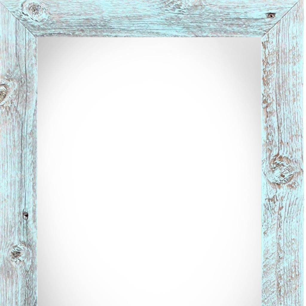 16" x 20" Blue Solid Wood Hanging Picture Frame-2