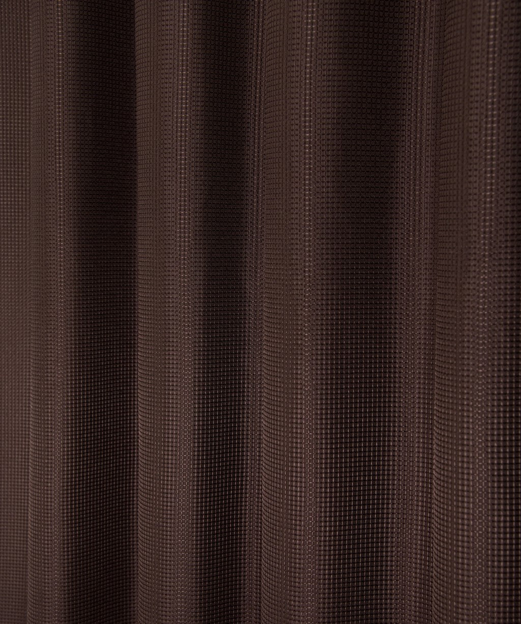 Luxurious Brown Waffle Weave Shower Curtain-2