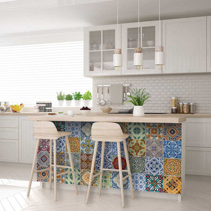 8" X 8" Josephina Mutli Mosaic Peel and Stick Tiles-2
