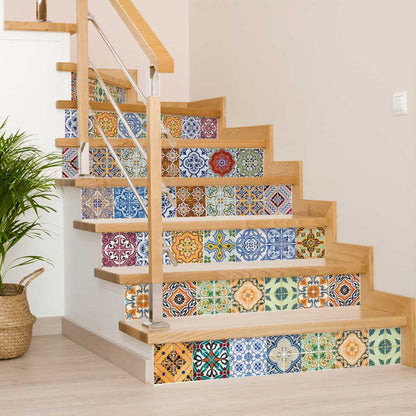 8" X 8" Josephina Mutli Mosaic Peel and Stick Tiles-4
