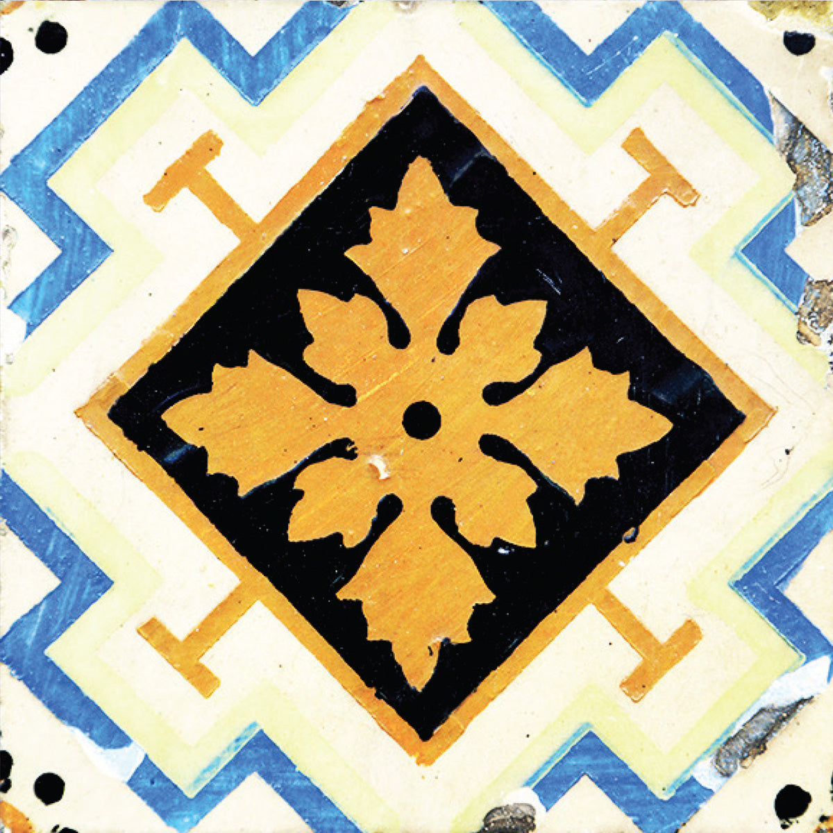 8" x 8" Gold Snowflake Peel and Stick Removable Tiles-5
