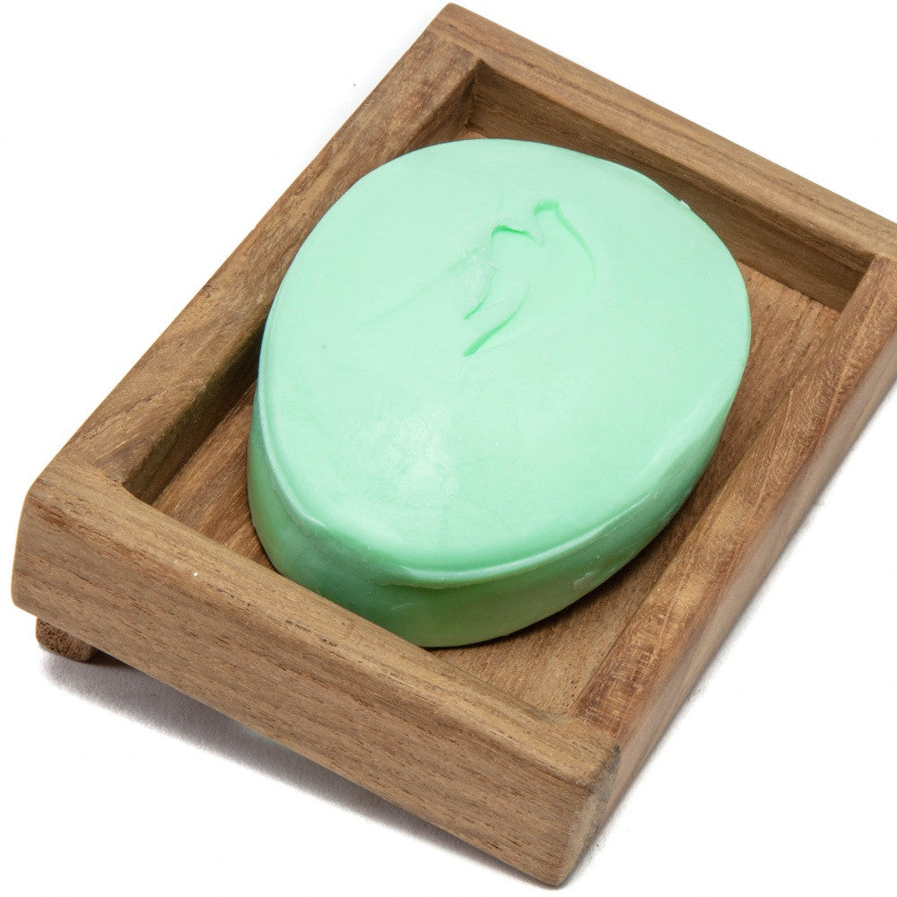 Traditional Solid Teak Wall Mount Soap Dish-6