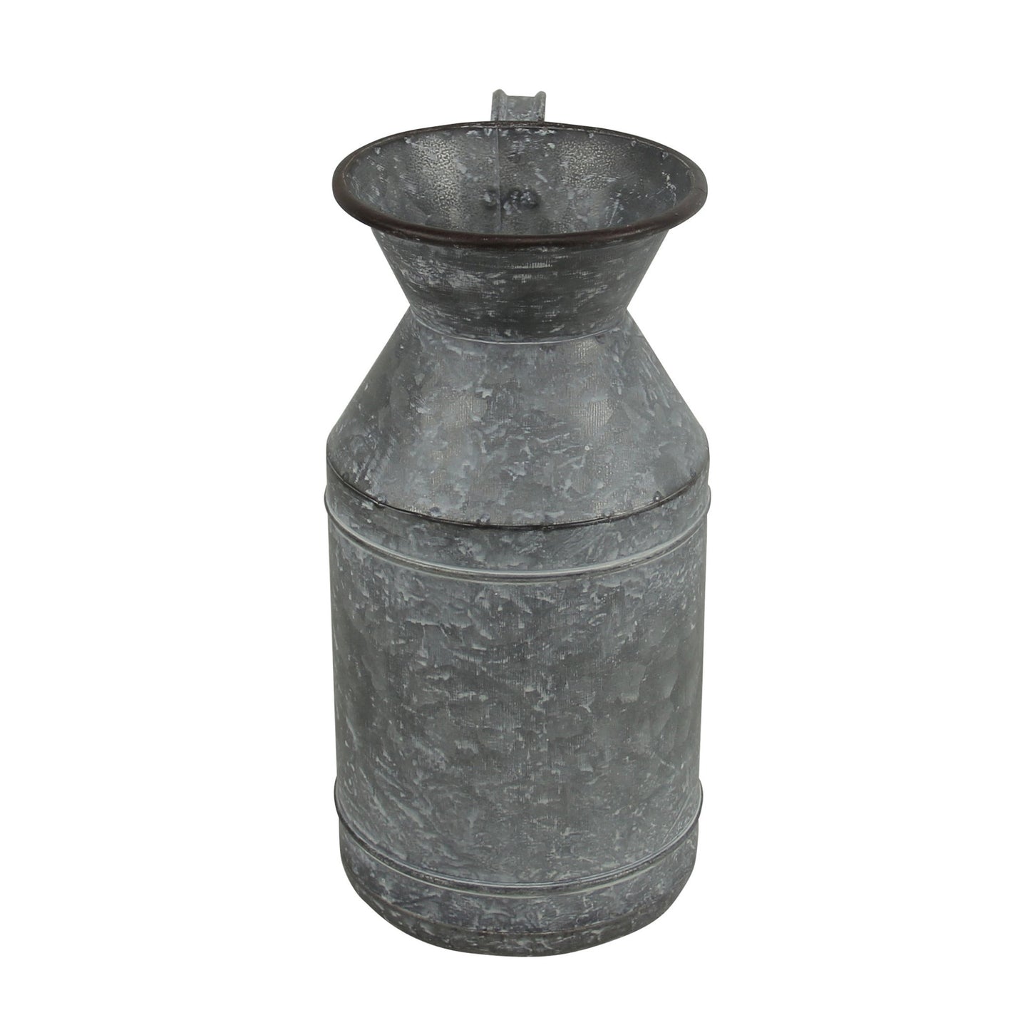11" Gray Metal Jug Vase-3