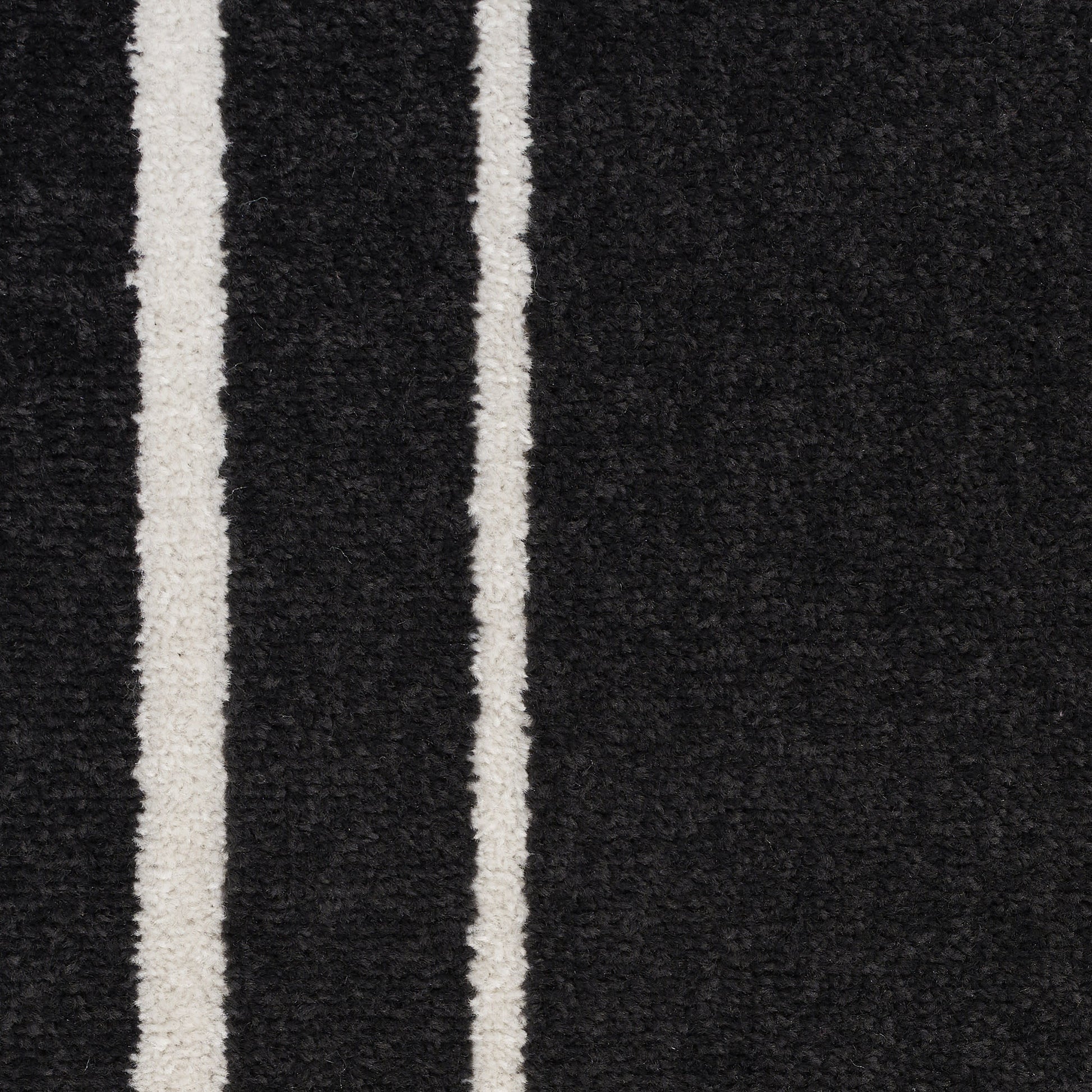 3' X 5' Black And Ivory Indoor Outdoor Area Rug-4