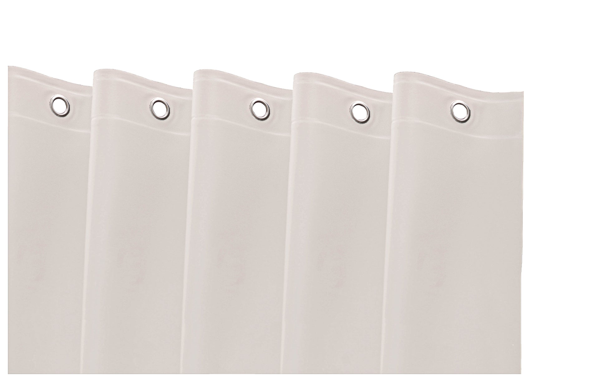 72" White Vinyl Shower Curtain Liner-0
