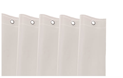 72" White Vinyl Shower Curtain Liner-0